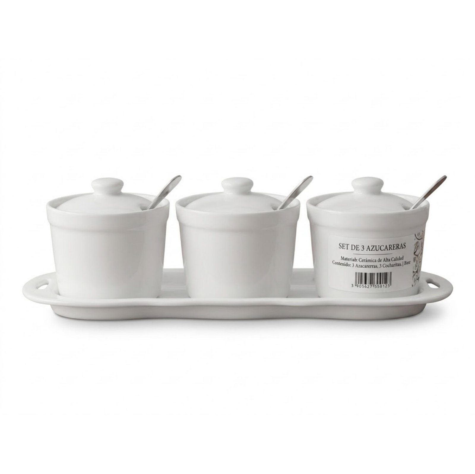 Set de 3 Azucareras de Cerámica