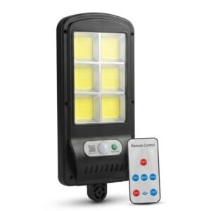Lámpara Solar Con Sensor De Movimiento + Control Remoto
