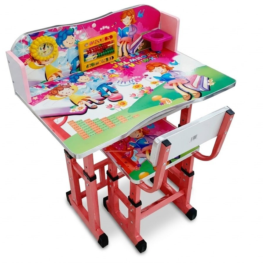 Set de escritorio y silla infantil ajustable