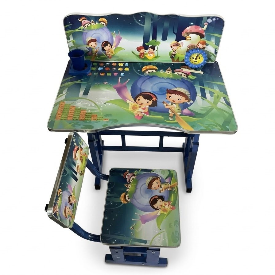 Set de escritorio y silla infantil ajustable - Imagen 2